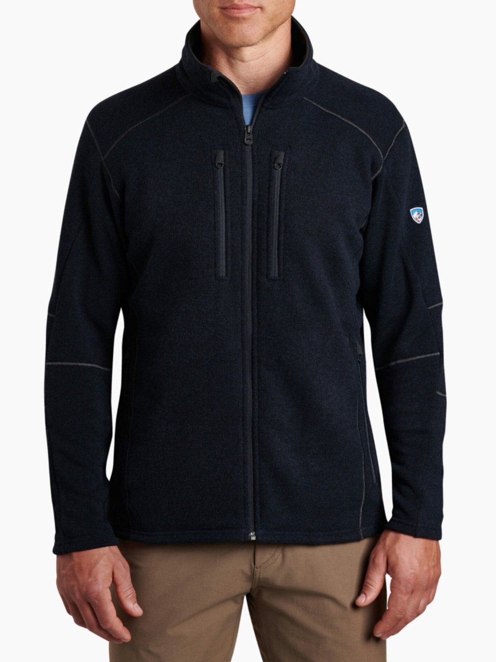 Kuhl Men's Interceptr Full Zip Jacket Black Size Medium Fleece Outdoor
